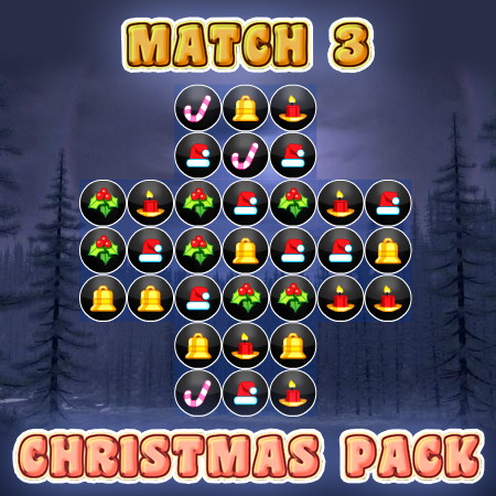 match three christmas