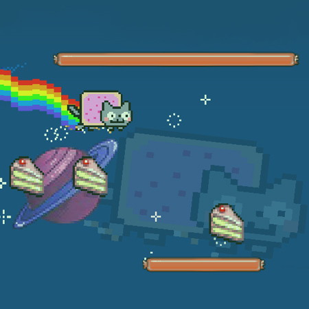 Nyan Cat lost in space